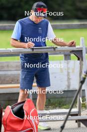 15.07.2024, Lenzerheide, Switzerland (SUI): Armin Auchentaller (ITA), Coach Team USA - Biathlon summer training, Lenzerheide (SUI). www.nordicfocus.com. © Manzoni/NordicFocus. Every downloaded picture is fee-liable.