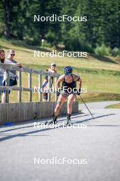 28.08.2024, Bessans, France (FRA): Lou Jeanmonnot (FRA) - Biathlon summer training, Bessans (FRA). www.nordicfocus.com. © Authamayou/NordicFocus. Every downloaded picture is fee-liable.