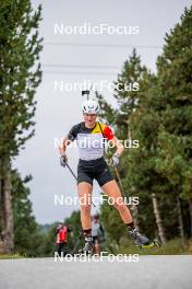 20.09.2024, Font-Romeu, France (FRA): Maya Cloetens (BEL) - Biathlon summer training, Font-Romeu (FRA). www.nordicfocus.com. © Authamayou/NordicFocus. Every downloaded picture is fee-liable.