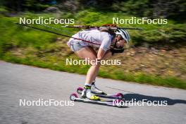 27.06.2024, Lavaze, Italy (ITA): Ida Lien (NOR) - Biathlon summer training, Lavaze (ITA). www.nordicfocus.com. © Barbieri/NordicFocus. Every downloaded picture is fee-liable.