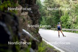 20.06.2024, Lavaze, Italy (ITA): Dorothea Wierer (ITA) - Biathlon summer training, Lavaze (ITA). www.nordicfocus.com. © Vanzetta/NordicFocus. Every downloaded picture is fee-liable.