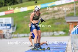 15.07.2024, Lenzerheide, Switzerland (SUI): Deedra Irwin (USA) - Biathlon summer training, Lenzerheide (SUI). www.nordicfocus.com. © Manzoni/NordicFocus. Every downloaded picture is fee-liable.