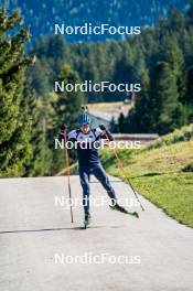 29.09.2024, Lavaze, Italy (ITA): Lukas Hofer (ITA) - Biathlon summer training, Lavaze (ITA). www.nordicfocus.com. © Barbieri/NordicFocus. Every downloaded picture is fee-liable.