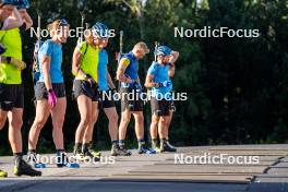 02.09.2024, Font-Romeu, France (FRA): Elvira Oeberg (SWE), Hanna Oeberg (SWE), (l-r) - Biathlon summer training, Font-Romeu (FRA). www.nordicfocus.com. © Authamayou/NordicFocus. Every downloaded picture is fee-liable.