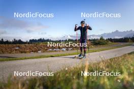 22.10.2024, Lavaze, Italy (ITA): Vetle Sjaastad Christiansen (NOR) - Biathlon summer training, Lavaze (ITA). www.nordicfocus.com. © Vanzetta/NordicFocus. Every downloaded picture is fee-liable.