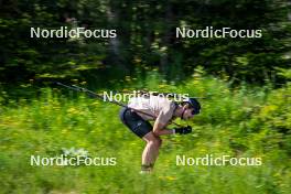 27.06.2024, Lavaze, Italy (ITA): Sturla Holm Laegreid (NOR) - Biathlon summer training, Lavaze (ITA). www.nordicfocus.com. © Barbieri/NordicFocus. Every downloaded picture is fee-liable.