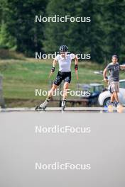 28.08.2024, Bessans, France (FRA): Oceane Michelon (FRA) - Biathlon summer training, Bessans (FRA). www.nordicfocus.com. © Authamayou/NordicFocus. Every downloaded picture is fee-liable.