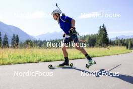 15.07.2024, Lenzerheide, Switzerland (SUI): Vaclav Cervenka (USA) - Biathlon summer training, Lenzerheide (SUI). www.nordicfocus.com. © Manzoni/NordicFocus. Every downloaded picture is fee-liable.