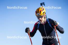 22.10.2024, Lavaze, Italy (ITA): Johannes Thingnes Boe (NOR) - Biathlon summer training, Lavaze (ITA). www.nordicfocus.com. © Vanzetta/NordicFocus. Every downloaded picture is fee-liable.