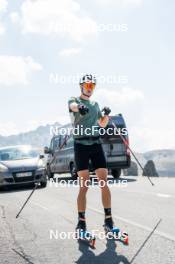 28.08.2024, Bessans, France (FRA): Eric Perrot - Biathlon summer training, Bessans (FRA). www.nordicfocus.com. © Authamayou/NordicFocus. Every downloaded picture is fee-liable.