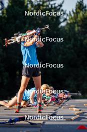 02.09.2024, Font-Romeu, France (FRA): Ella Halvarsson (SWE) - Biathlon summer training, Font-Romeu (FRA). www.nordicfocus.com. © Authamayou/NordicFocus. Every downloaded picture is fee-liable.