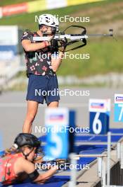 15.07.2024, Lenzerheide, Switzerland (SUI): Maxime Germain (USA) - Biathlon summer training, Lenzerheide (SUI). www.nordicfocus.com. © Manzoni/NordicFocus. Every downloaded picture is fee-liable.