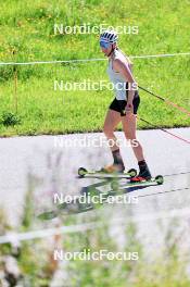 06.08.2024, Lenzerheide, Switzerland (SUI): Amy Baserga (SUI) - Biathlon summer training, Lenzerheide (SUI). www.nordicfocus.com. © Manzoni/NordicFocus. Every downloaded picture is fee-liable.