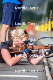 29.08.2024, Bessans, France (FRA): Sophie Chauveau (FRA) - Biathlon summer training, Bessans (FRA). www.nordicfocus.com. © Authamayou/NordicFocus. Every downloaded picture is fee-liable.