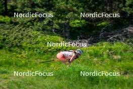 27.06.2024, Lavaze, Italy (ITA): Karoline Offigstad  Knotten (NOR) - Biathlon summer training, Lavaze (ITA). www.nordicfocus.com. © Barbieri/NordicFocus. Every downloaded picture is fee-liable.