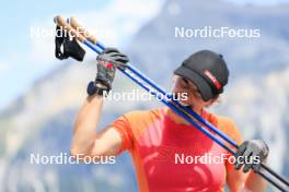 15.07.2024, Lenzerheide, Switzerland (SUI): Deedra Irwin (USA) - Biathlon summer training, Lenzerheide (SUI). www.nordicfocus.com. © Manzoni/NordicFocus. Every downloaded picture is fee-liable.