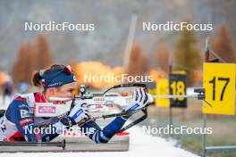 07.11.2024, Bessans, France (FRA): Paula Botet (FRA) - Biathlon summer training, Bessans (FRA). www.nordicfocus.com. © Authamayou/NordicFocus. Every downloaded picture is fee-liable.