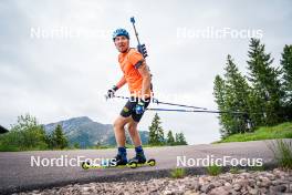 15.06.2024, Lavaze, Italy (ITA): Viktor Brandt (SWE) - Biathlon summer training, Lavaze (ITA). www.nordicfocus.com. © Barbieri/NordicFocus. Every downloaded picture is fee-liable.