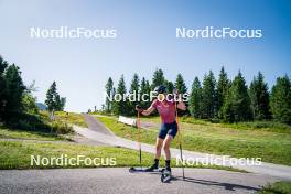 31.07.2024, Lavaze, Italy (ITA): Anna Juppe (AUT) - Biathlon summer training, Lavaze (ITA). www.nordicfocus.com. © Barbieri/NordicFocus. Every downloaded picture is fee-liable.