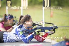 18.06.2024, Correncon-en-Vercors, France (FRA): Leonie Jeannier (FRA) - Biathlon summer training, Correncon-en-Vercors (FRA). www.nordicfocus.com. © Joly/NordicFocus. Every downloaded picture is fee-liable.