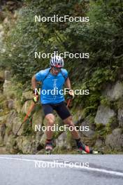 27.08.2024, Martell, Italy (ITA): Giacomel Tommaso (ITA) - Biathlon summer training, Martell (ITA). www.nordicfocus.com. © Vanzetta/NordicFocus. Every downloaded picture is fee-liable.