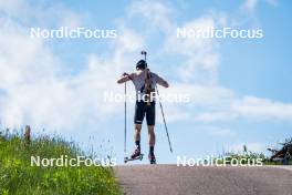 27.06.2024, Lavaze, Italy (ITA): Sturla Holm Laegreid (NOR) - Biathlon summer training, Lavaze (ITA). www.nordicfocus.com. © Barbieri/NordicFocus. Every downloaded picture is fee-liable.