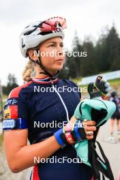 04.09.2024, Lenzerheide, Switzerland (SUI): Ingrid Landmark Tandrevold (NOR) - Biathlon summer training, Lenzerheide (SUI). www.nordicfocus.com. © Manzoni/NordicFocus. Every downloaded picture is fee-liable.