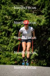 17.07.2024, Martell, Italy (ITA): Lisa Vittozzi (ITA) - Biathlon summer training, Martell (ITA). www.nordicfocus.com. © Barbieri/NordicFocus. Every downloaded picture is fee-liable.