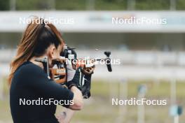 19.05.2024, Forni Avoltri, Italy (ITA): Lisa Vittozzi (ITA) - Biathlon summer training, Forni Avoltri (ITA). www.nordicfocus.com. © Del Fabbro/NordicFocus. Every downloaded picture is fee-liable.