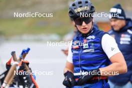 16.09.2024, Lenzerheide, Switzerland (SUI): Julia Simon (FRA) - Biathlon summer training, Lenzerheide (SUI). www.nordicfocus.com. © Manzoni/NordicFocus. Every downloaded picture is fee-liable.