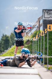 06.06.2024, Lavaze, Italy (ITA): Jesper Nelin (SWE) - Biathlon summer training, Lavaze (ITA). www.nordicfocus.com. © Barbieri/NordicFocus. Every downloaded picture is fee-liable.