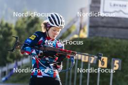 21.10.2024, Lavaze, Italy (ITA): Karoline Offigstad Knotten (NOR) - Biathlon summer training, Lavaze (ITA). www.nordicfocus.com. © Vanzetta/NordicFocus. Every downloaded picture is fee-liable.