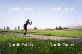 19.06.2024, Lavaze, Italy (ITA): Tommaso Giacomel (ITA) - Biathlon summer training, Lavaze (ITA). www.nordicfocus.com. © Vanzetta/NordicFocus. Every downloaded picture is fee-liable.