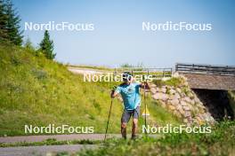 31.07.2024, Lavaze, Italy (ITA): Emilien Claude (FRA) - Biathlon summer training, Lavaze (ITA). www.nordicfocus.com. © Barbieri/NordicFocus. Every downloaded picture is fee-liable.