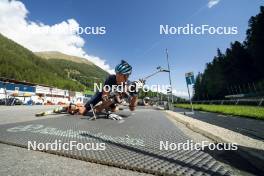 27.08.2024, Martell, Italy (ITA): Lukas Hofer (ITA) - Biathlon summer training, Martell (ITA). www.nordicfocus.com. © Vanzetta/NordicFocus. Every downloaded picture is fee-liable.