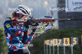 21.10.2024, Lavaze, Italy (ITA): Karoline Offigstad Knotten (NOR) - Biathlon summer training, Lavaze (ITA). www.nordicfocus.com. © Vanzetta/NordicFocus. Every downloaded picture is fee-liable.