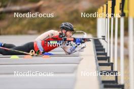 13.10.2024, Ramsau am Dachstein, Austria (AUT): Gion Stalder (SUI) - Biathlon summer training, Ramsau am Dachstein (AUT). www.nordicfocus.com. © Manzoni/NordicFocus. Every downloaded picture is fee-liable.