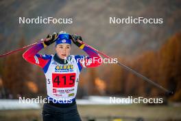 07.11.2024, Bessans, France (FRA): Chloe Bened (FRA) - Biathlon summer training, Bessans (FRA). www.nordicfocus.com. © Authamayou/NordicFocus. Every downloaded picture is fee-liable.