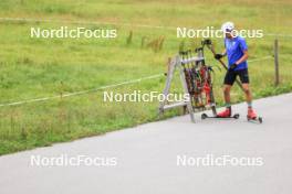 05.09.2024, Lenzerheide, Switzerland (SUI): Sturla Holm Laegreid (NOR) - Biathlon summer training, Lenzerheide (SUI). www.nordicfocus.com. © Manzoni/NordicFocus. Every downloaded picture is fee-liable.