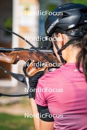 31.07.2024, Lavaze, Italy (ITA): Anna Juppe (AUT) - Biathlon summer training, Lavaze (ITA). www.nordicfocus.com. © Barbieri/NordicFocus. Every downloaded picture is fee-liable.