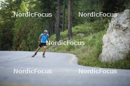 27.08.2024, Martell, Italy (ITA): Giacomel Tommaso (ITA) - Biathlon summer training, Martell (ITA). www.nordicfocus.com. © Vanzetta/NordicFocus. Every downloaded picture is fee-liable.