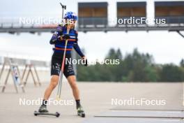 02.07.2024, Premanon, France (FRA): Oscar Lombardot (FRA) - Biathlon summer training, Premanon (FRA). www.nordicfocus.com. © Manzoni/NordicFocus. Every downloaded picture is fee-liable.