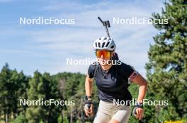 17.08.2024, Font-Romeu, France (FRA): Célia Henaff (FRA) - Biathlon summer training, Font-Romeu (FRA). www.nordicfocus.com. © Authamayou/NordicFocus. Every downloaded picture is fee-liable.