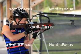 12.06.2024, Premanon, France (FRA): Oceane Michelon (FRA) - Biathlon summer training, Premanon (FRA). www.nordicfocus.com. © Manzoni/NordicFocus. Every downloaded picture is fee-liable.