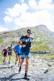 28.08.2024, Bessans, France (FRA): Quentin Fillon-Maillet (FRA) - Biathlon summer training, Bessans (FRA). www.nordicfocus.com. © Authamayou/NordicFocus. Every downloaded picture is fee-liable.