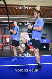 23.07.2024, Premanon, France (FRA): Antonin Guigonnat (FRA) - Biathlon summer training, Premanon (FRA). www.nordicfocus.com. © Manzoni/NordicFocus. Every downloaded picture is fee-liable.