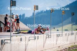 06.08.2024, Lavaze, Italy (ITA): Anna Gandler (AUT) - Biathlon summer training, Lavaze (ITA). www.nordicfocus.com. © Barbieri/NordicFocus. Every downloaded picture is fee-liable.