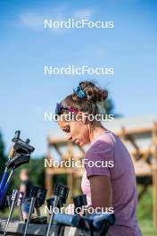 17.08.2024, Font-Romeu, France (FRA): Claire Breton (FRA), Coach Team France - Biathlon summer training, Font-Romeu (FRA). www.nordicfocus.com. © Authamayou/NordicFocus. Every downloaded picture is fee-liable.