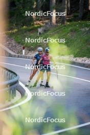 06.08.2024, Lavaze, Italy (ITA): Anna Andexer (AUT), Anna Gandler (AUT), (l-r)  - Biathlon summer training, Lavaze (ITA). www.nordicfocus.com. © Barbieri/NordicFocus. Every downloaded picture is fee-liable.