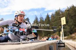 11.10.2024, Ramsau am Dachstein, Austria (AUT): Zuzana Remenova (SVK) - Biathlon summer training, Dachsteinglacier, Ramsau am Dachstein (AUT). www.nordicfocus.com. © Manzoni/NordicFocus. Every downloaded picture is fee-liable.